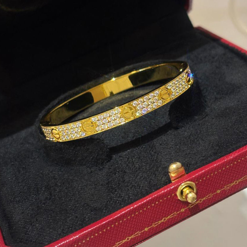 [⭐Seralia]LOVE BRACELET 6.1MM DIAMOND-PAVED