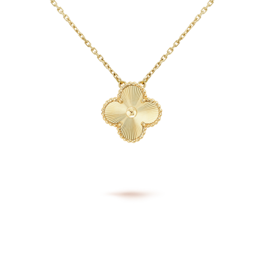 [⭐Seralia]CLOVER 15MM LASER NECKLACE