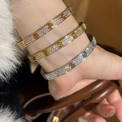 [⭐Seralia]LOVE BRACELET 6.1MM DIAMOND-PAVED
