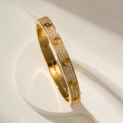 [⭐Seralia]LOVE BRACELET 6.1MM DIAMOND-PAVED