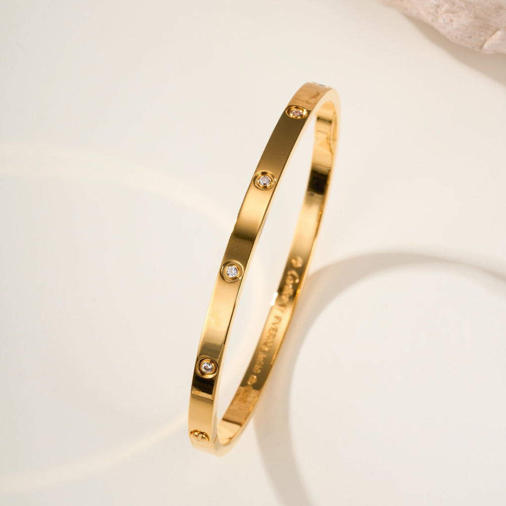 [⭐Seralia]LOVE BRACELET 3.65MM 10 DIAMONDS