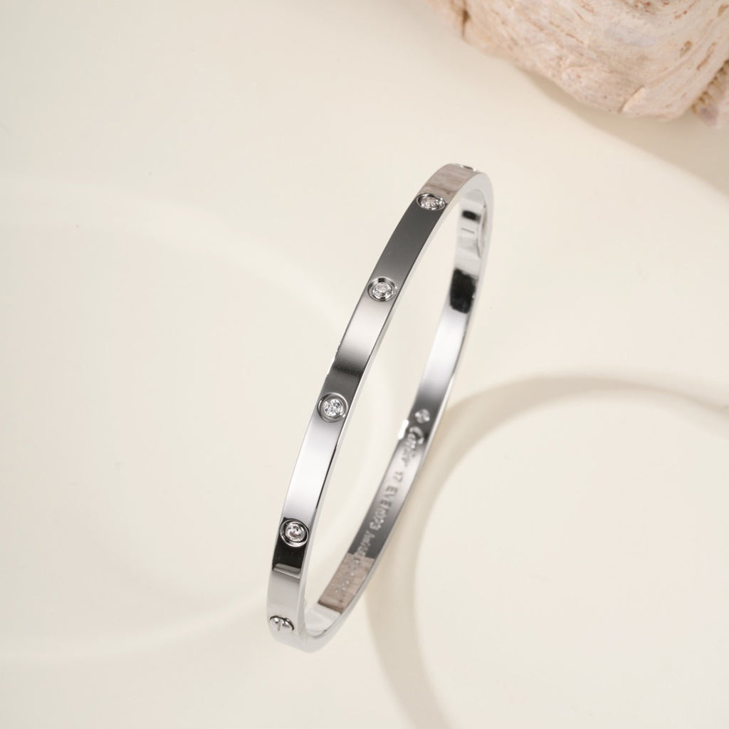 [⭐Seralia]LOVE BRACELET 3.65MM 10 DIAMONDS