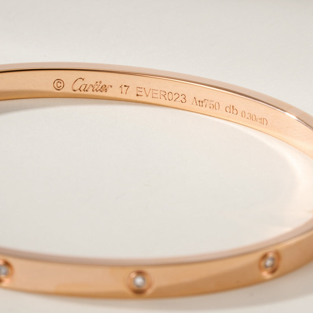 [⭐Seralia]LOVE BRACELET 3.65MM 10 DIAMONDS