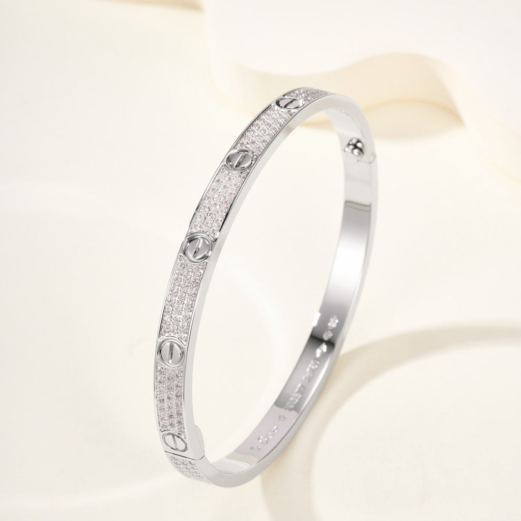 [⭐Seralia]LOVE BRACELET 4.8MM DIAMOND-PAVED