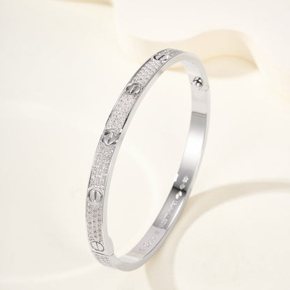 [⭐Seralia]LOVE BRACELET 4.8MM DIAMOND-PAVED