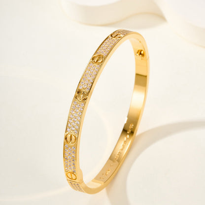 [⭐Seralia]LOVE BRACELET 4.8MM DIAMOND-PAVED