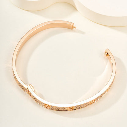 [⭐Seralia]LOVE BRACELET 4.8MM DIAMOND-PAVED