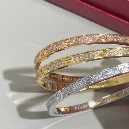 [⭐Seralia]LOVE BRACELET 3.65MM DIAMOND-PAVED