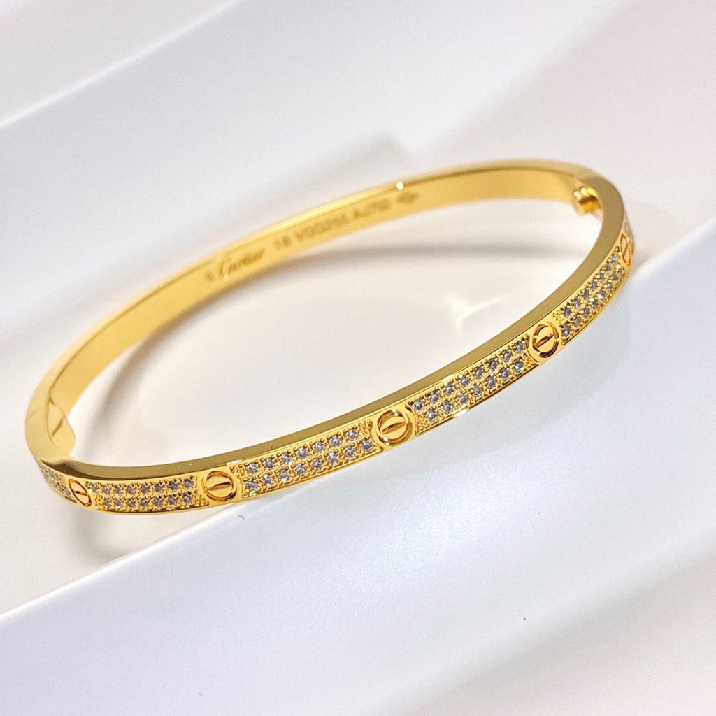 [⭐Seralia]LOVE BRACELET 3.65MM DIAMOND-PAVED
