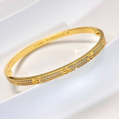 [⭐Seralia]LOVE BRACELET 3.65MM DIAMOND-PAVED
