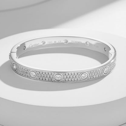 [⭐Seralia]LOVE BRACELET 6.1MM DIAMOND-PAVED 10 BIG DIAMONDS
