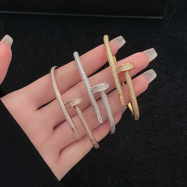 [⭐Seralia]JUSTE BRACELET 3.5MM ALL DIAMONDS