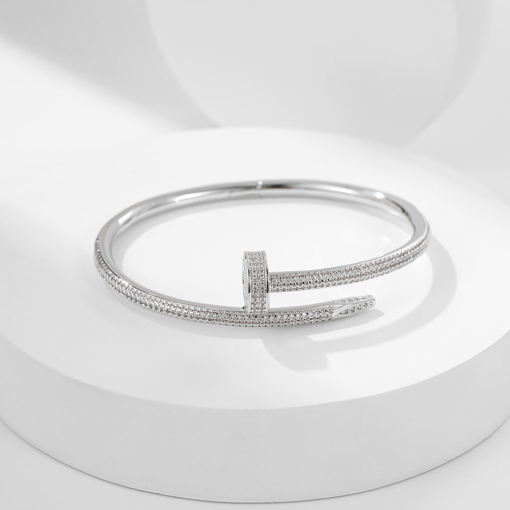 [⭐Seralia]JUSTE BRACELET 3.5MM ALL DIAMONDS