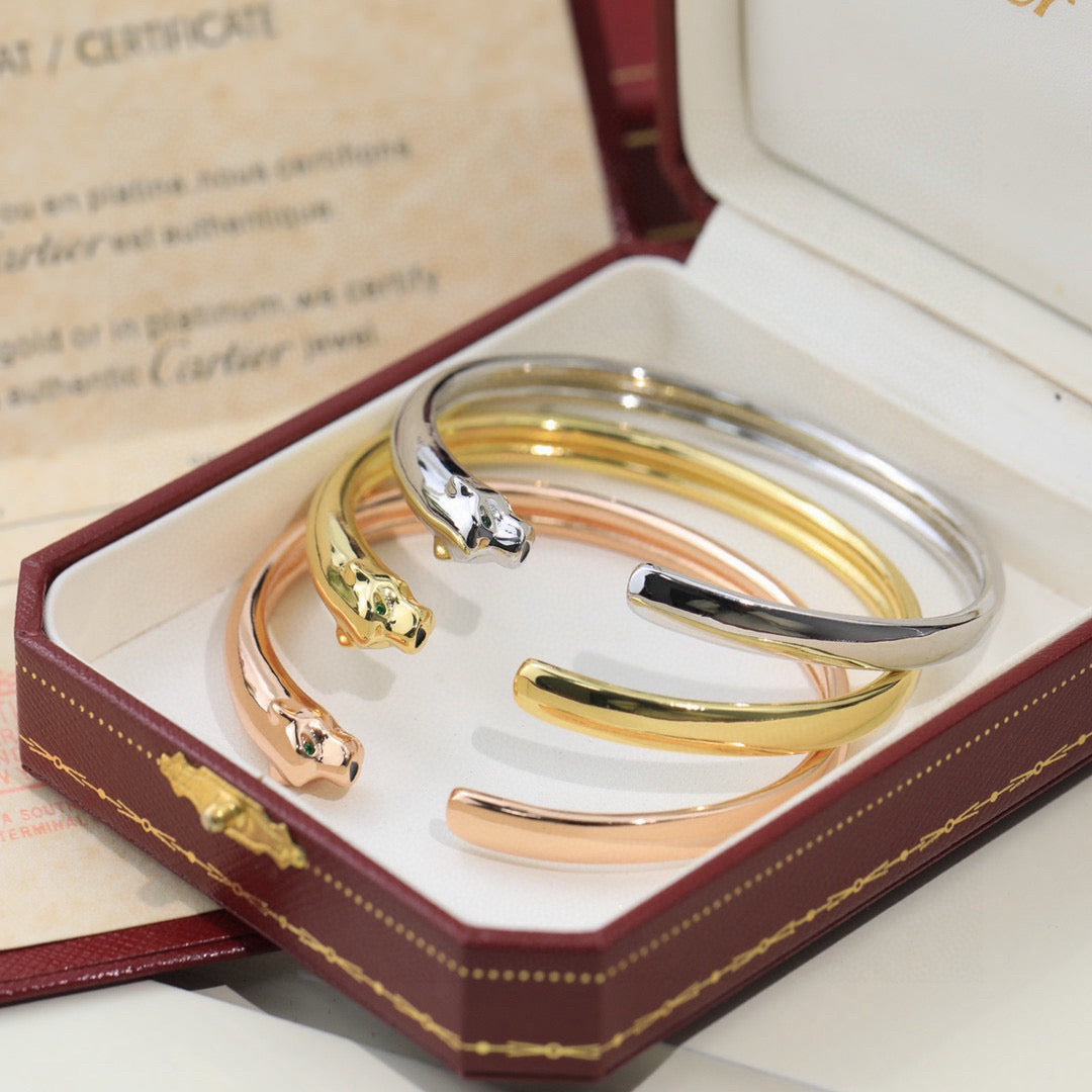 [⭐Seralia]PANTHERE OPEN BRACELET