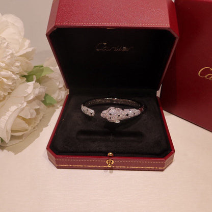 [⭐Seralia]PANTHERE BIG BRACELET DIAMONDS