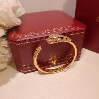 [⭐Seralia]PANTHERE BIG BRACELET DIAMONDS
