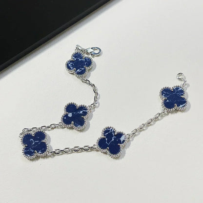 [⭐Seralia]CLOVER 5 MOTIF PIETERSITE BRACELET COLLECTION