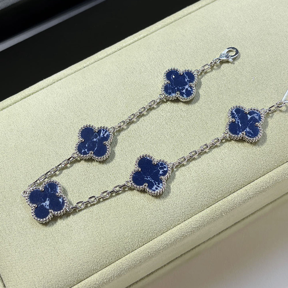 [⭐Seralia]CLOVER 5 MOTIF PIETERSITE BRACELET COLLECTION