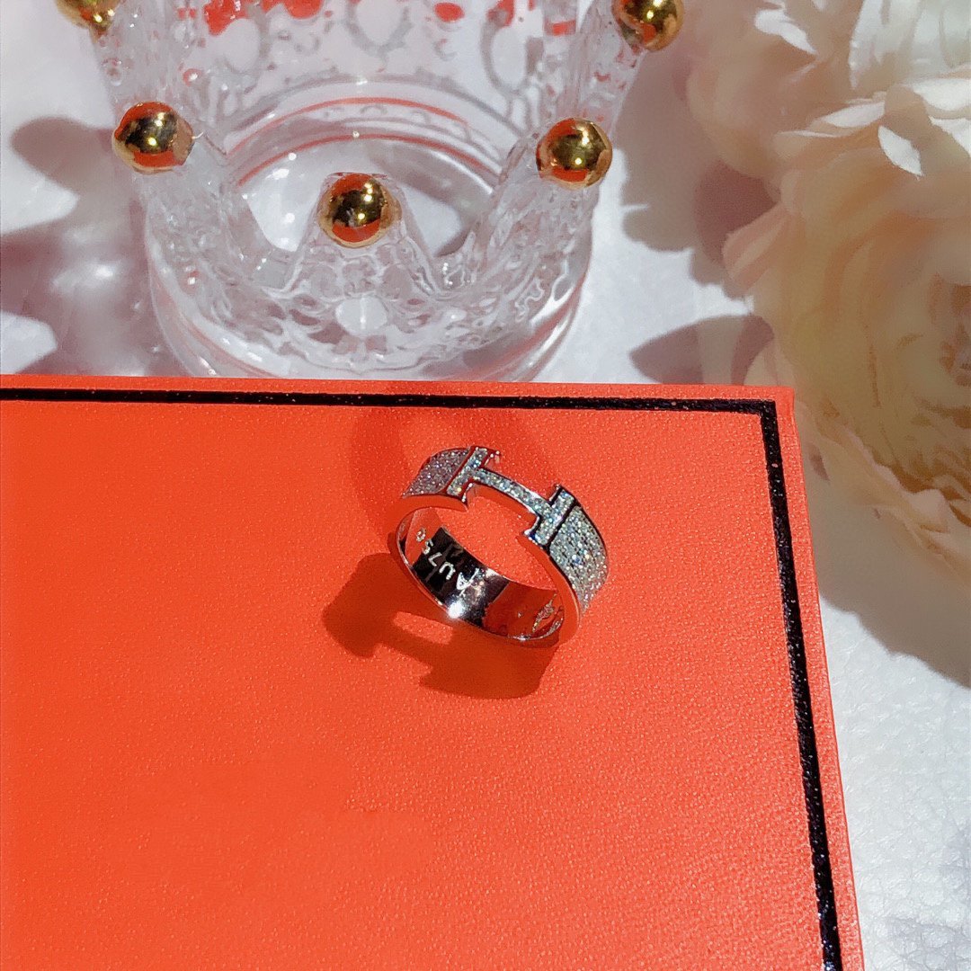 [⭐Seralia]H RING FULL DIAMOND