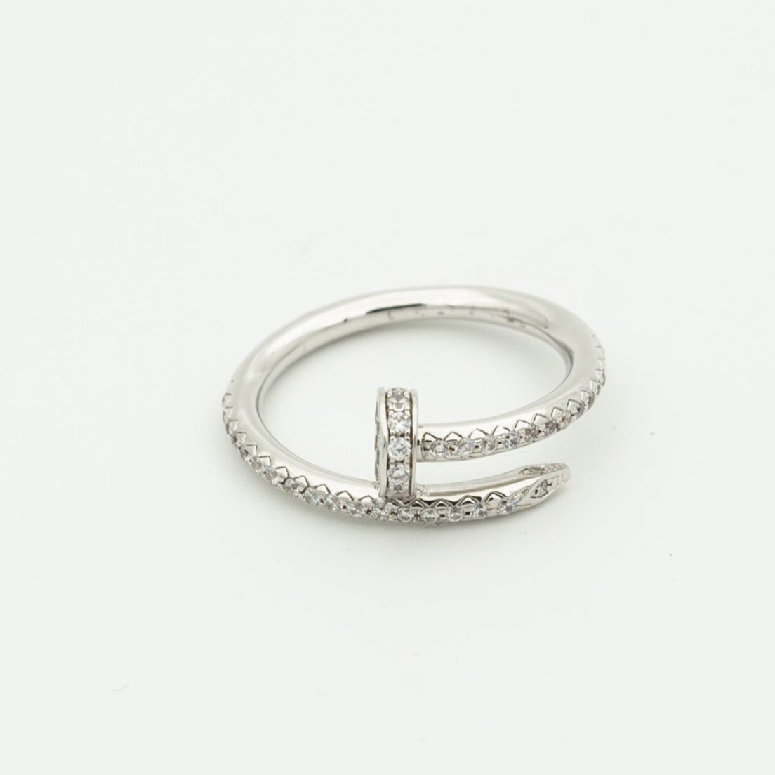 [⭐Seralia]JUSTE RING 1.8MM SILVER DIAMONDS