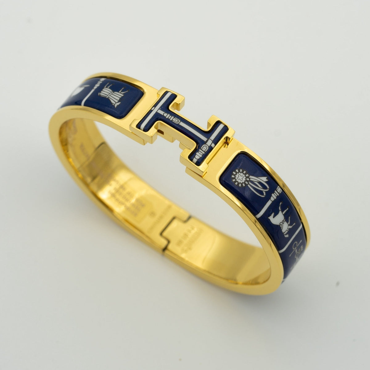 [⭐Seralia]H BRACELET BLUE CERAMIC