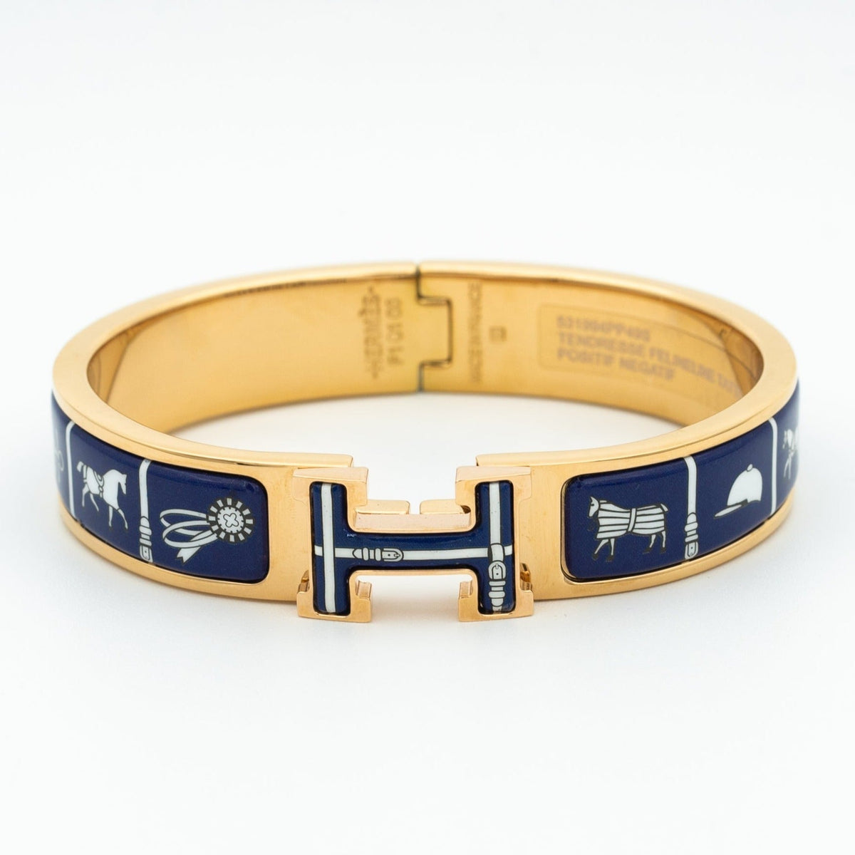[⭐Seralia]H BRACELET BLUE CERAMIC