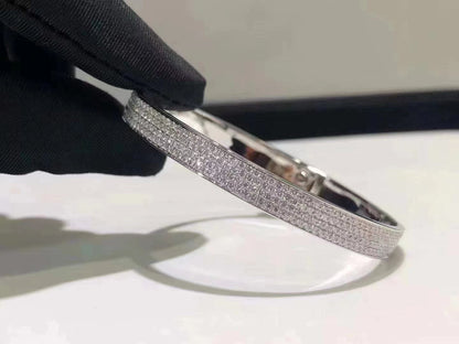 [⭐Seralia]HM KELLY BRACELET IN SILVER AND FULL PAVE DIAMOND