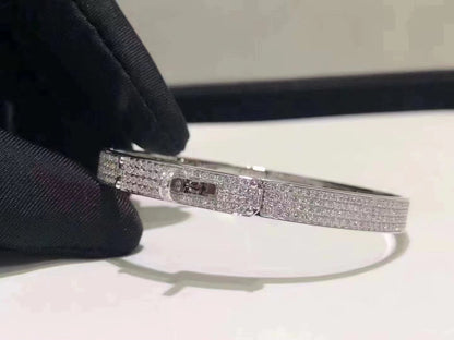 [⭐Seralia]HM KELLY BRACELET IN SILVER AND FULL PAVE DIAMOND