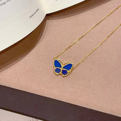 [⭐Seralia]  2026 NEW LUCKY BUTTERFLY 1 MOTIFS NECKLACE