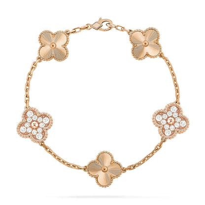 [⭐Seralia] CLOVER 5 MOTIF LASER BRACELET COLLECTION