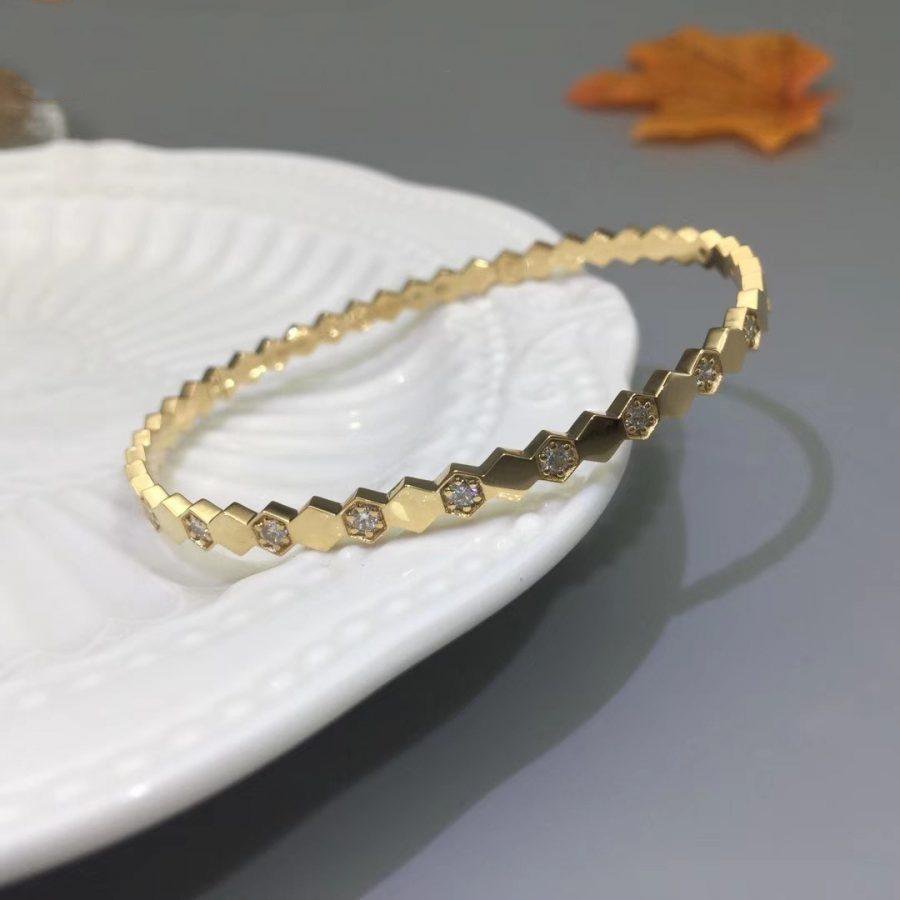[⭐Seralia]BEE LOVE GOLD DIAMOND BRACELET