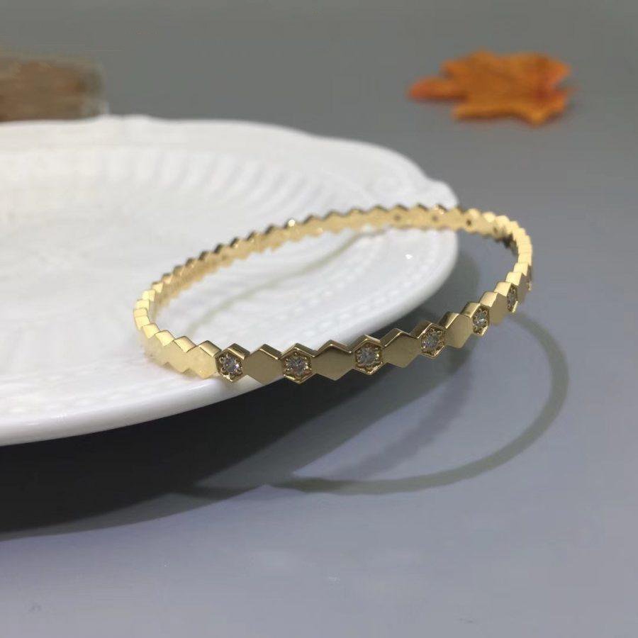 [⭐Seralia]BEE LOVE GOLD DIAMOND BRACELET