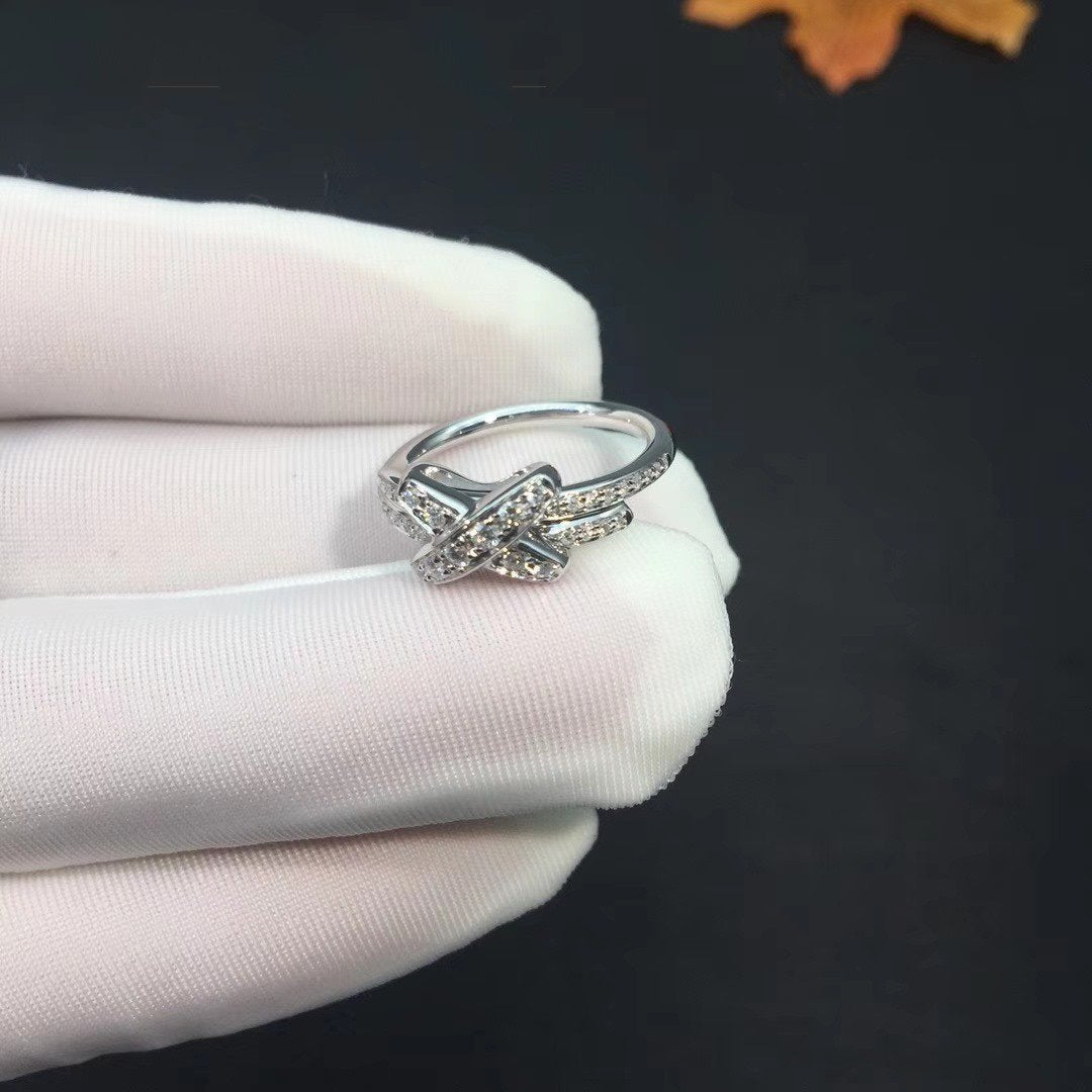 [⭐Seralia]JEUX DE SILVER DIAMOND RING