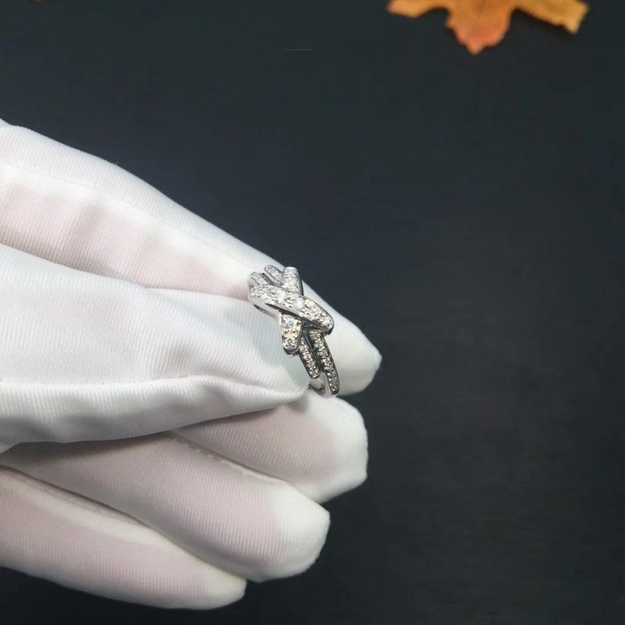 [⭐Seralia]JEUX DE SILVER DIAMOND RING