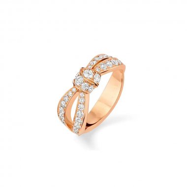 [⭐Seralia]LIENS PINK GOLD DIAMOND RING