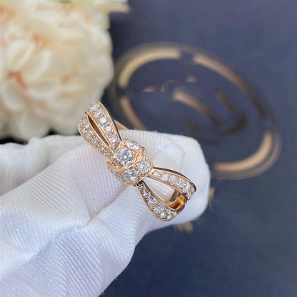[⭐Seralia]LIENS PINK GOLD DIAMOND RING