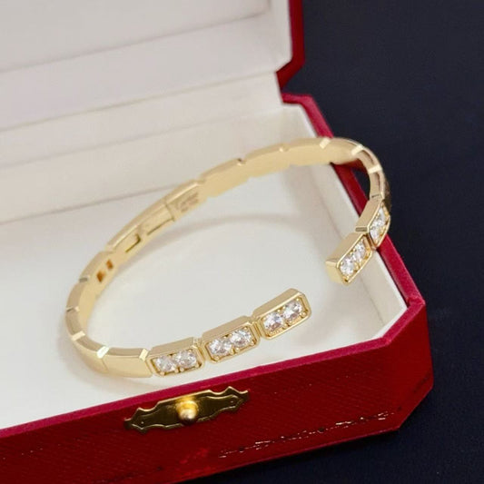 [⭐Seralia jewelrys]LOVE DIAMOND OPEN  BRACELET