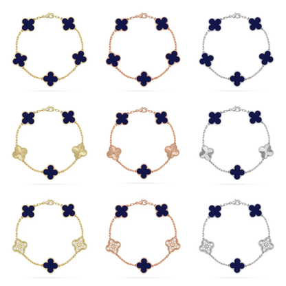 [⭐Seralia]CLOVER 5 MOTIF LAPIS LAZULI BRACELET COLLECTION