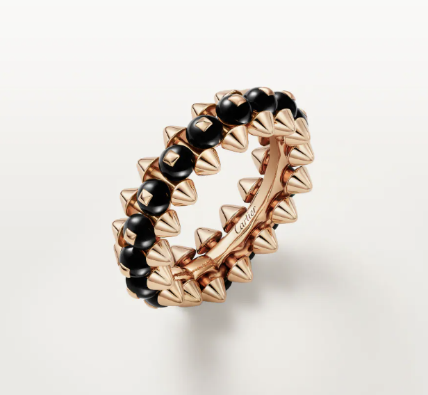 [⭐Seralia]CLASH ELEGANT ROSE GOLD RING FEATURING NATURAL AGATE