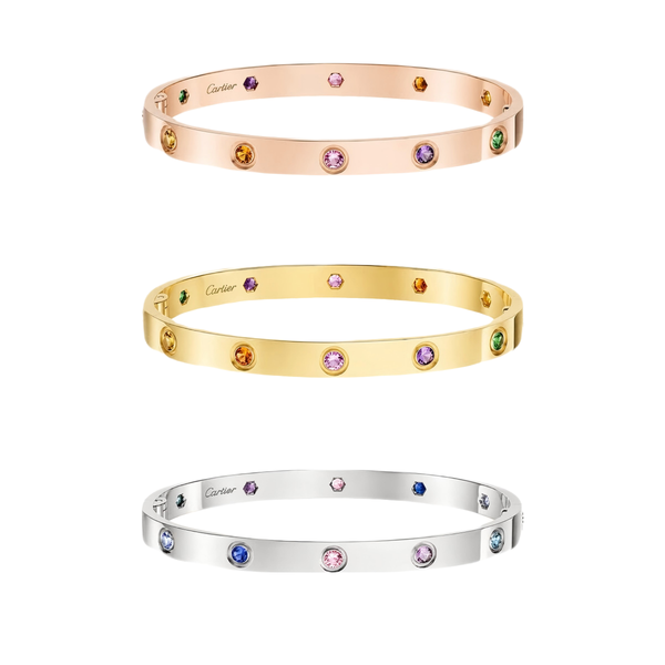[⭐Seralia] 2026 RAINBOW LOVE BRACELET 6.1MM  10 DIAMONDS