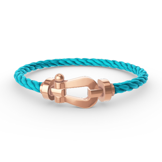 [⭐Seralia]FORCE LARGE HORSESHOE NO DIAMOND BRACELET ROSE GOLD