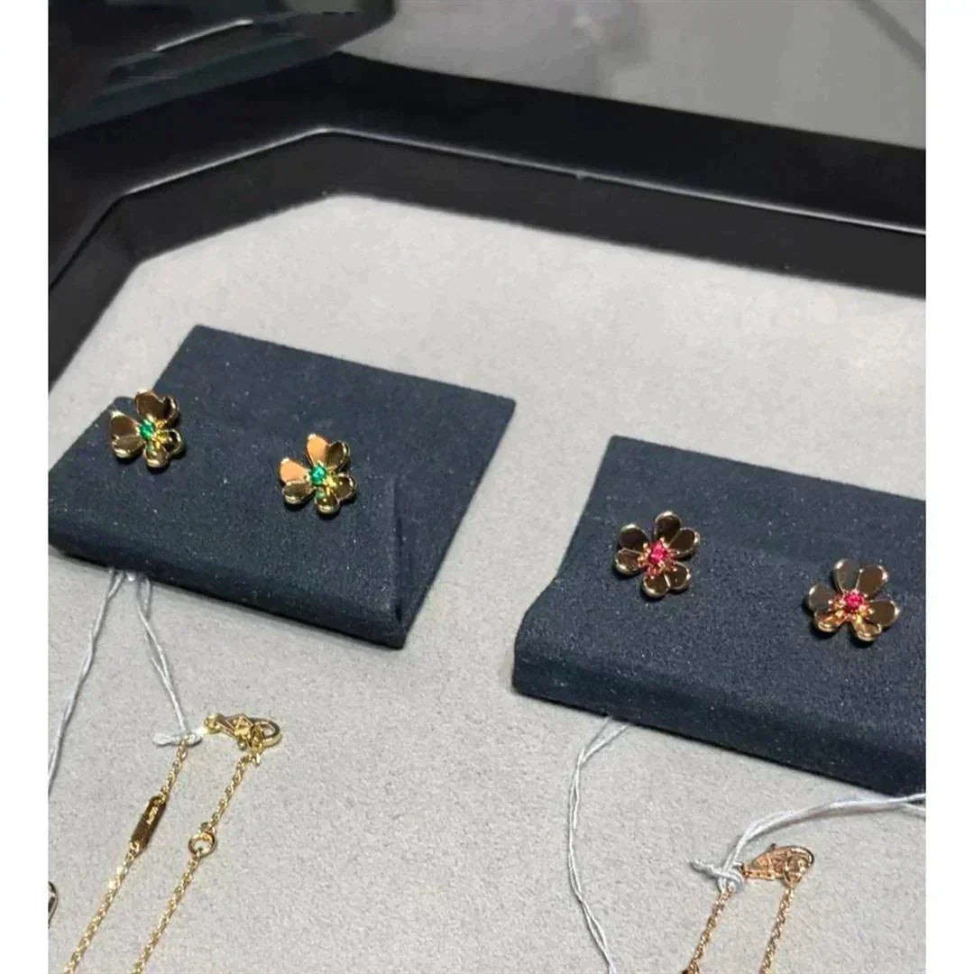 [⭐Seralia]FRIVOLE  FLOWER PINK EARRINGS