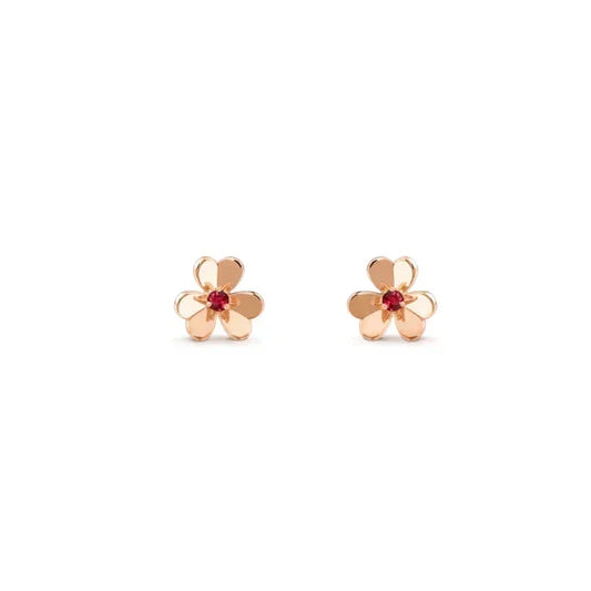 [⭐Seralia]FRIVOLE  FLOWER PINK EARRINGS