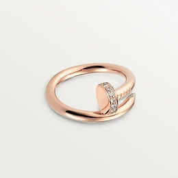 [⭐Seralia]JUSTE RING 2.65MM PINK GOLD DIAMOND
