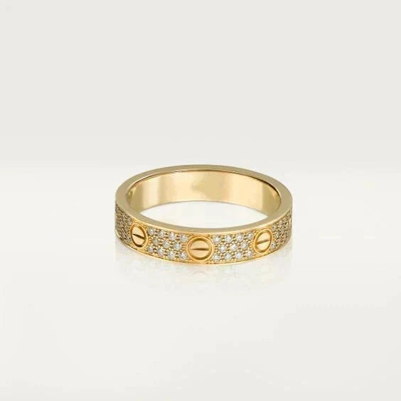 [⭐Seralia]LOVE RING 3.6MM DIAMOND PAVED